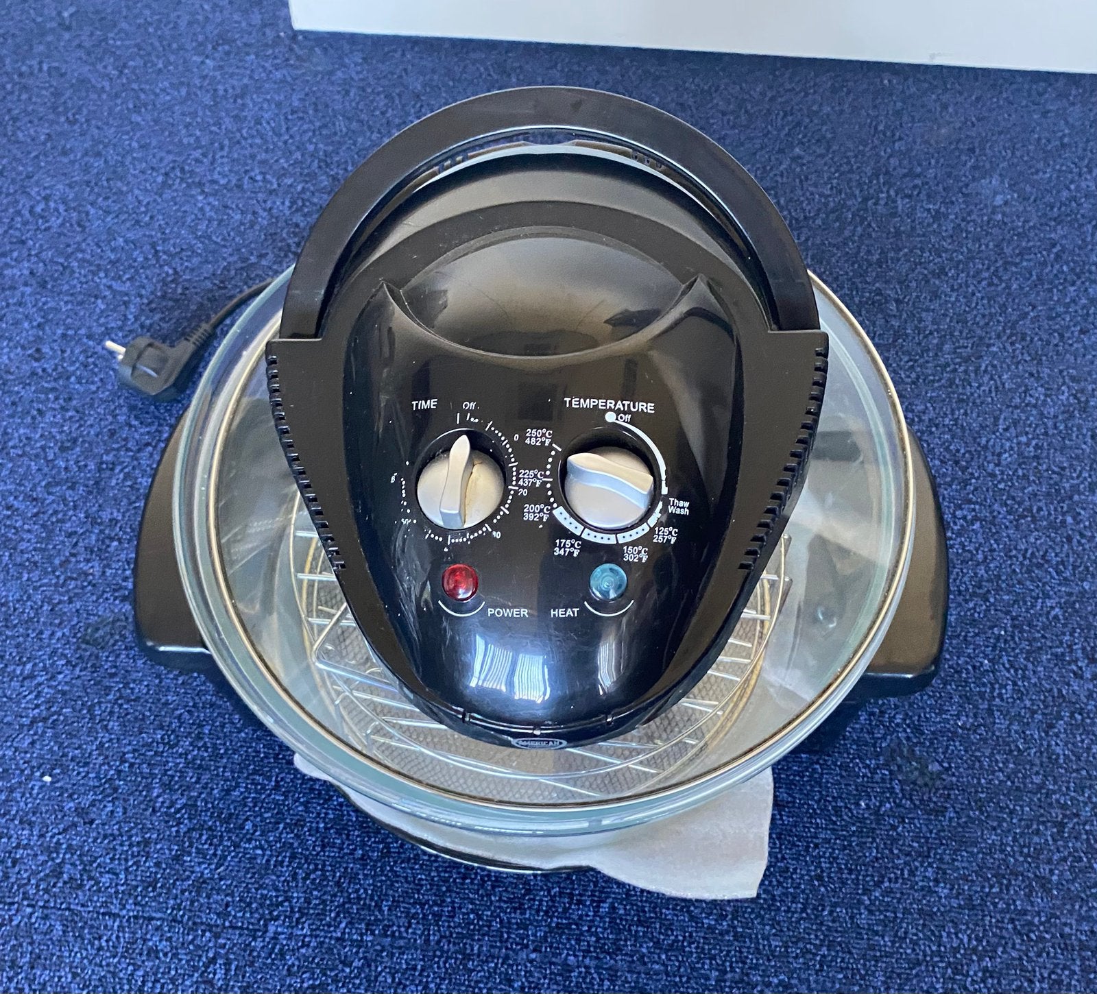 American Originals halogeen oven., Ophalen, Minder dan 45 cm, Halogeenoven, Vrijstaand