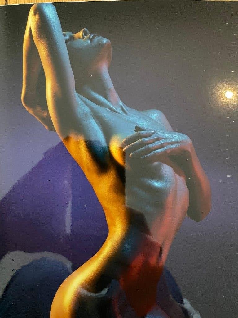Sexy dame plexiglas poster (20x20cm), Ophalen of Verzenden, Zo goed als nieuw