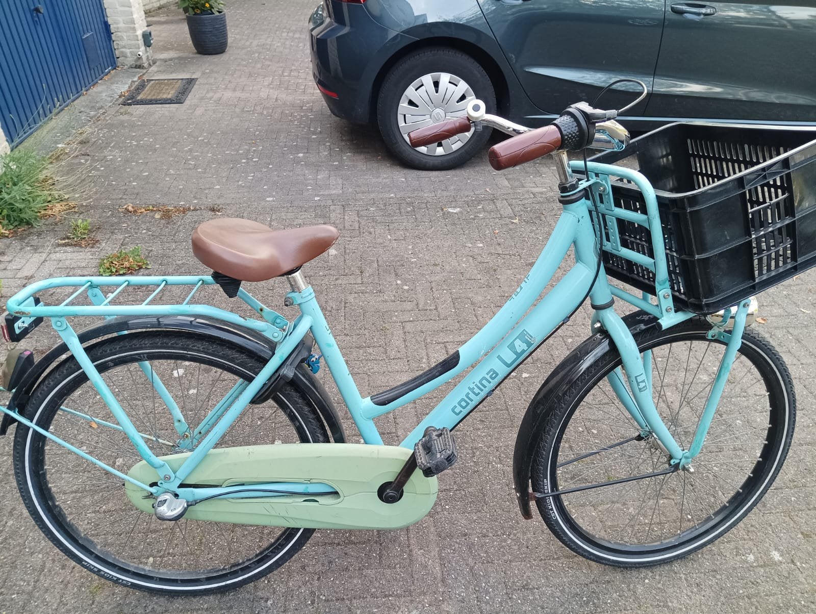 Cortina fiets 24 inch meisjes, Ophalen, Gebruikt, Terugtraprem, 24 inch