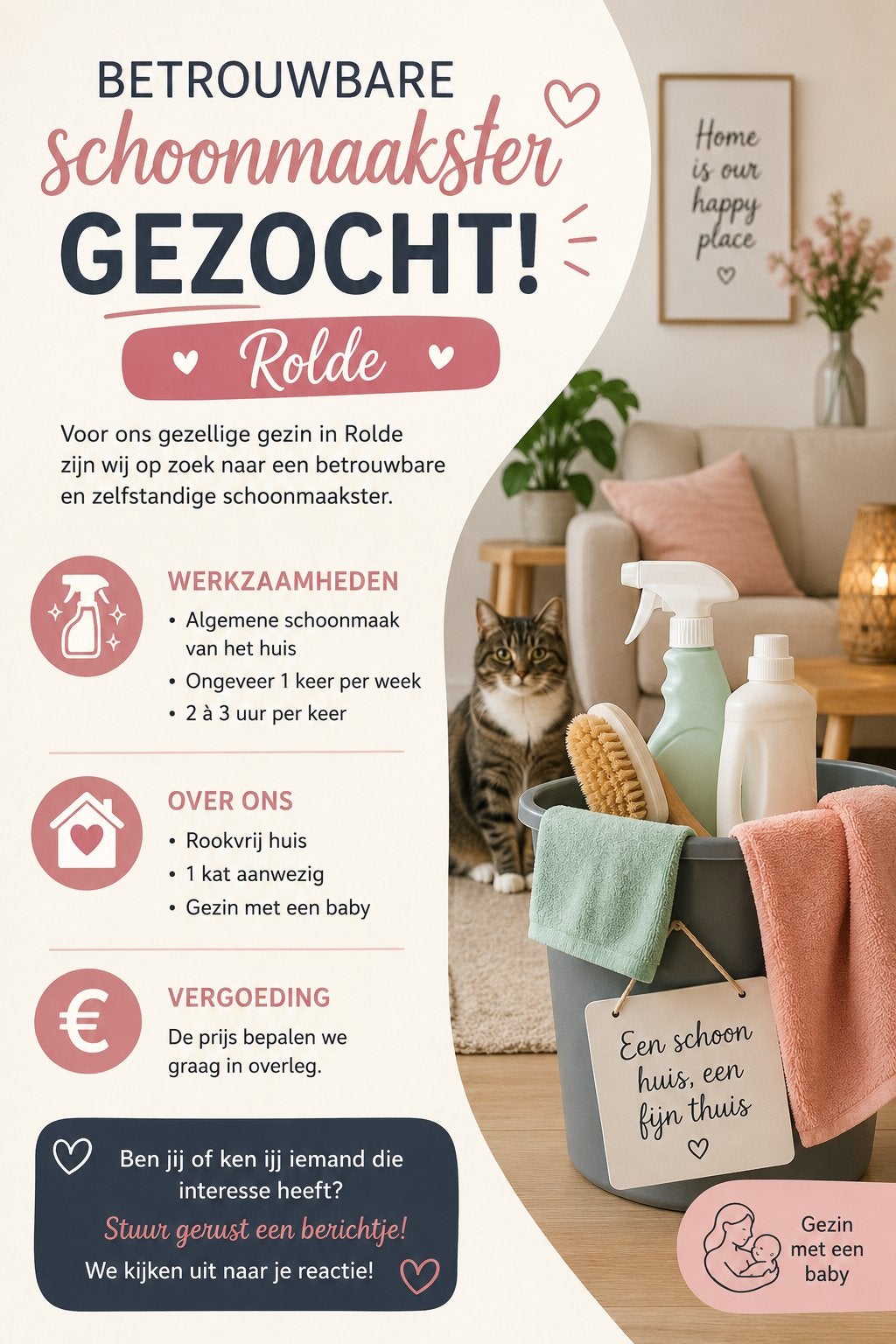 Huishoudelijk hulp gezocht, Ophalen