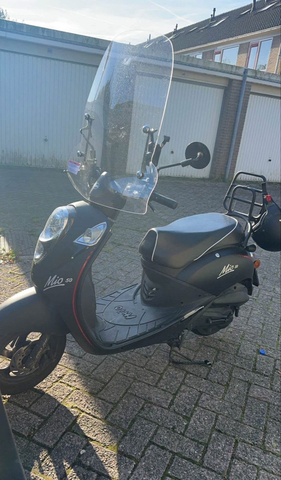 Sym Mio 50 Scooter - Mat Zwart, LAGE KILOMETERS, Fietsen en Brommers, Scooters | Overige merken, Ophalen, Zo goed als nieuw, Maximaal 25 km/u