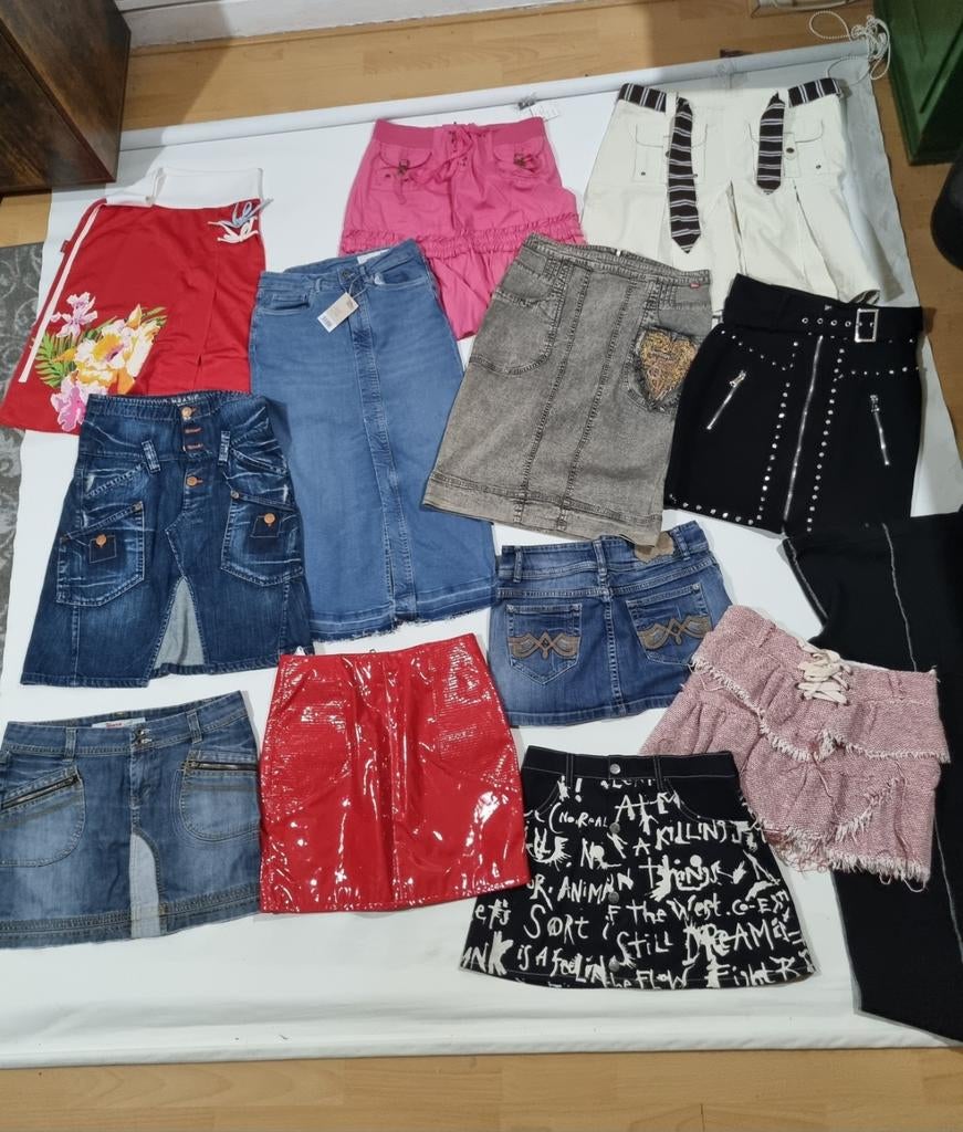 Y2K Vintage Rokjes Bundel - 13 Stuks voor Resellers, Ophalen