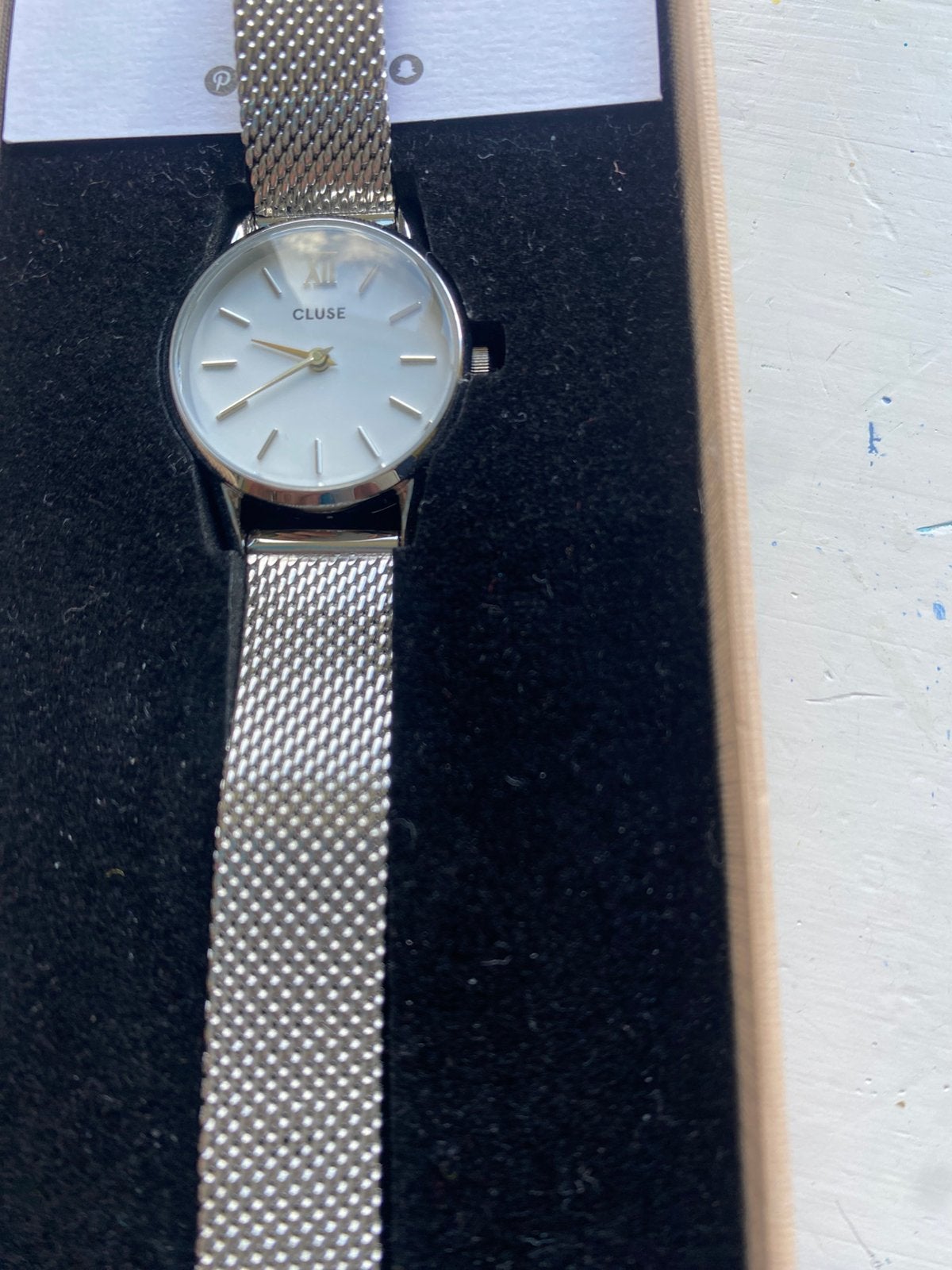 Horloge zilverkleurig Cluse, Sieraden, Tassen en Uiterlijk, Horloges | Dames, Ophalen of Verzenden, Zo goed als nieuw, Staal, Overige merken