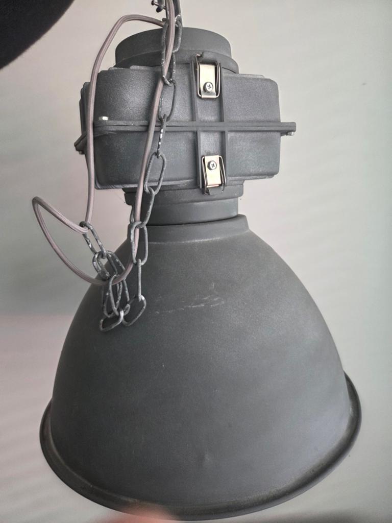 Industriële Hanglamp / Lampenkap XXL – Antraciet – Ø50 cm, Ophalen of Verzenden, 50 tot 75 cm