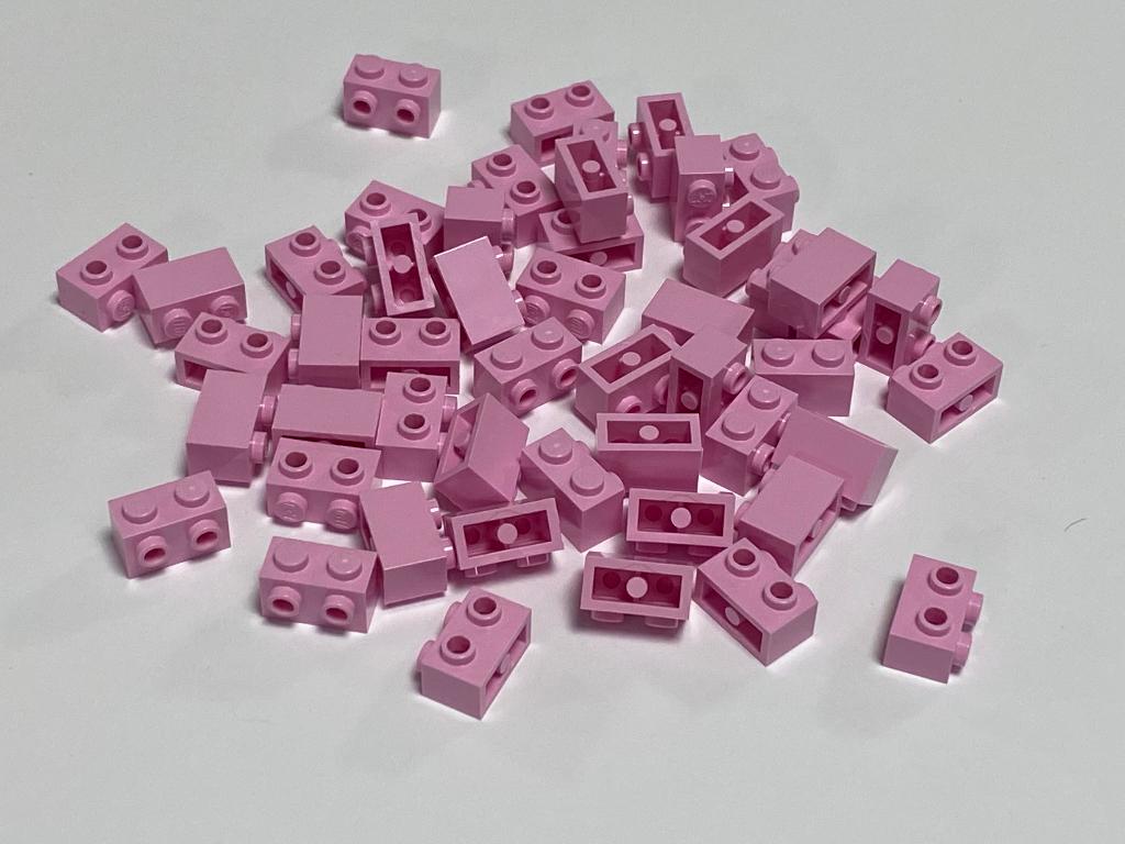 Partij 50x 1x2 Lego stenen met zij nopjes (diverse kleuren), Kinderen en Baby's, Speelgoed | Duplo en Lego, Overige thema's, Lego