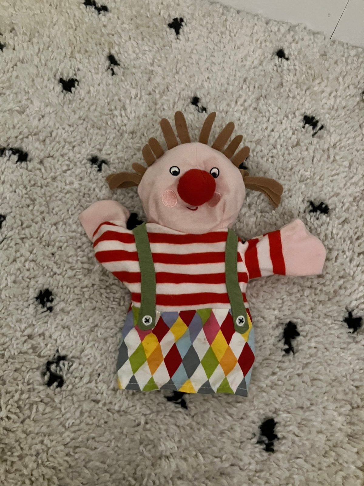 Ikea clown handpop, Ophalen of Verzenden, Zo goed als nieuw, Overige typen