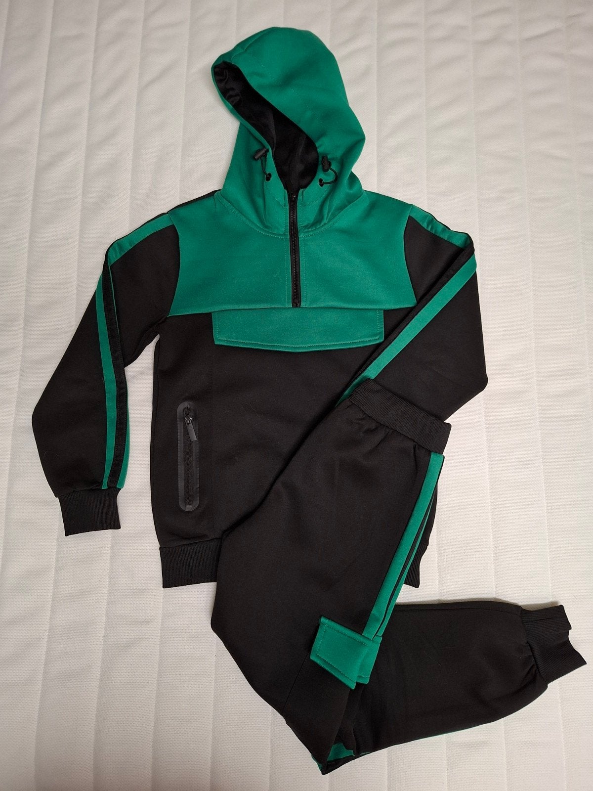 joggingpak tracksuit Boomkids 134/140, Ophalen of Verzenden, Zo goed als nieuw, Meisje