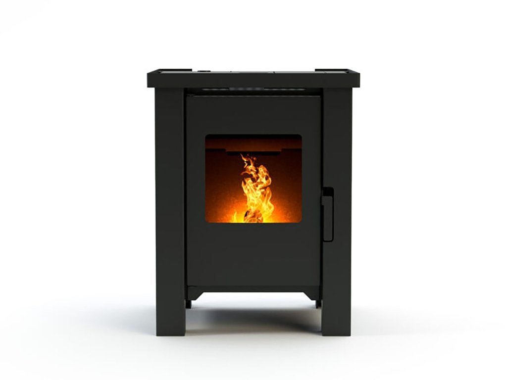 Duroflame Carré T3 showroommodel pelletkachel, Ophalen, Overige brandstoffen, Zo goed als nieuw, Pelletkachel