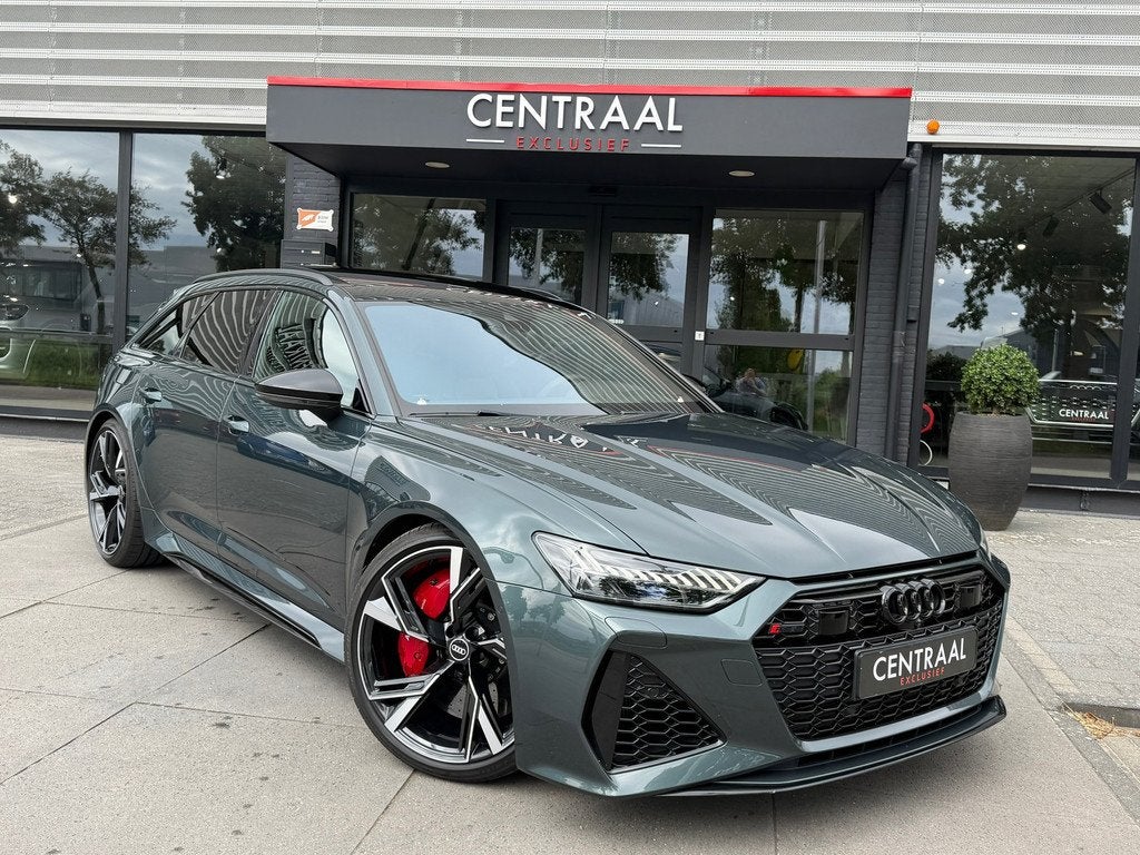 Audi A6 Avant RS 6 TFSI quattro Dynamic Plus|Keramisch|Carpl, Auto's, Audi, Automaat, Gebruikt, RS6, Leder