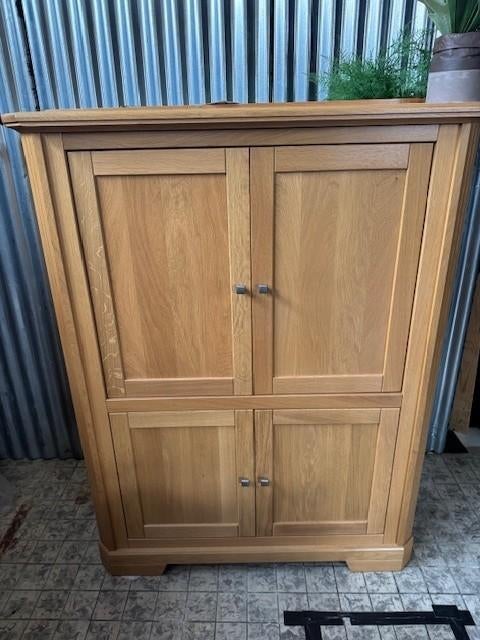 TV/Computer meubel, Huis en Inrichting, Ophalen, 100 tot 150 cm, Eikenhout, Nieuw