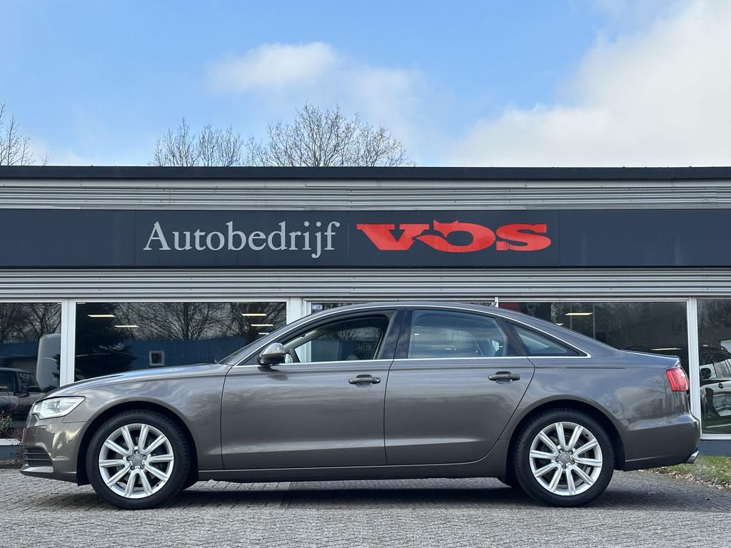 Audi A6 Limousine 2.0 TFSI Business Edition | Navi | Cruise, Euro 5, Stof, Gebruikt, Zwart