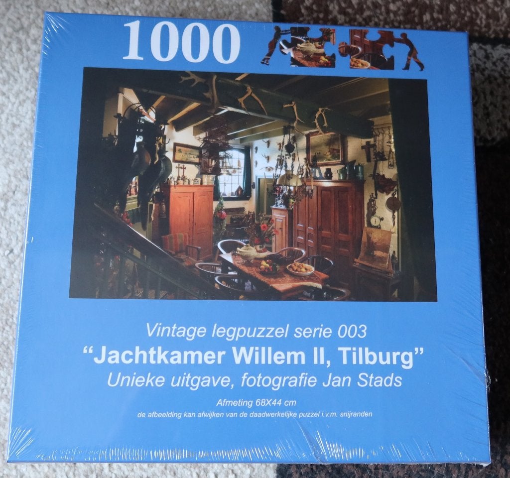 Legpuzzel Pix4Profs – 1000 stukjes – “Jachtkamer Willem II, Ophalen of Verzenden, 500 t/m 1500 stukjes, Nieuw, Legpuzzel