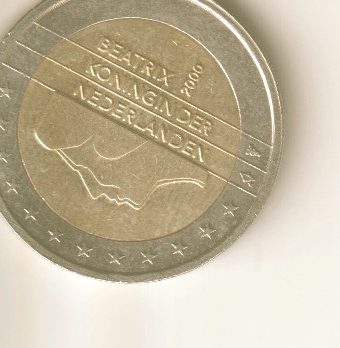 2 euro 2000 nederland, Postzegels en Munten, Munten | Europa | Euromunten, Verzenden, Overige landen, 2 euro