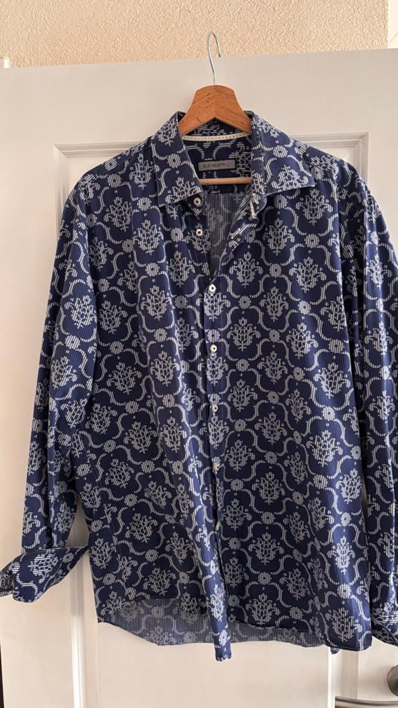 Pakket merkkleding: Polo's, overhemden, T-shirts (L/XL), Ophalen of Verzenden, Gedragen, Overige kleuren, Halswijdte 41/42 (L)