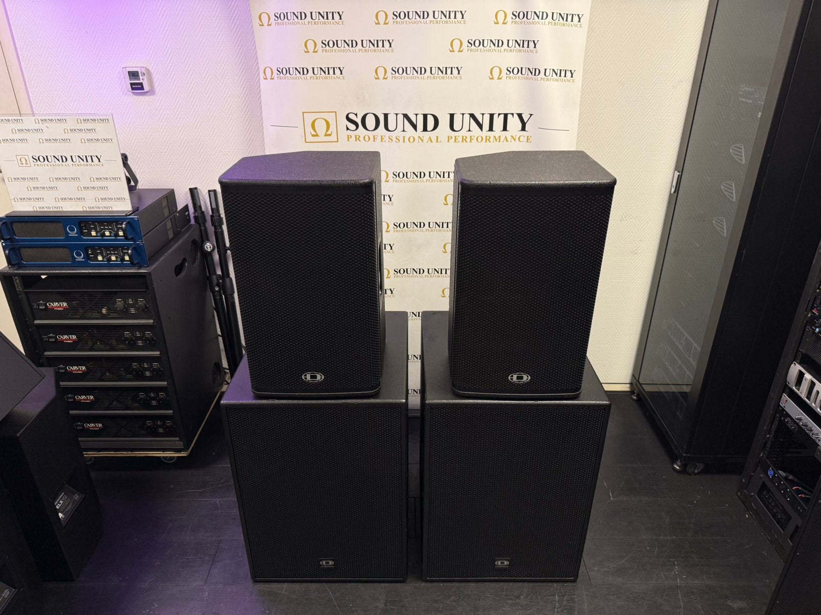 DYNACORD A112 / CP18-1 passieve geluidsset, Ophalen, Zo goed als nieuw, Subwoofer, Overige merken
