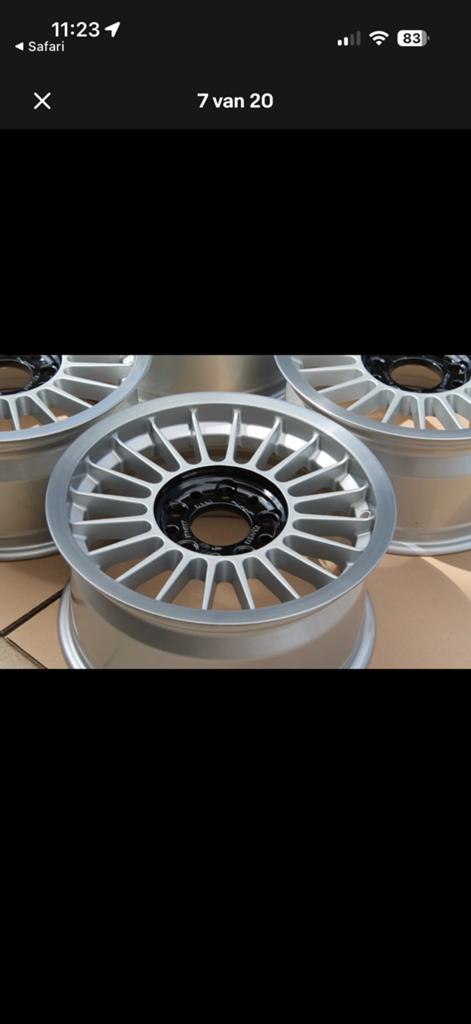 Gevraagd alpina 17 inch 4x100, Ophalen of Verzenden, Zo goed als nieuw