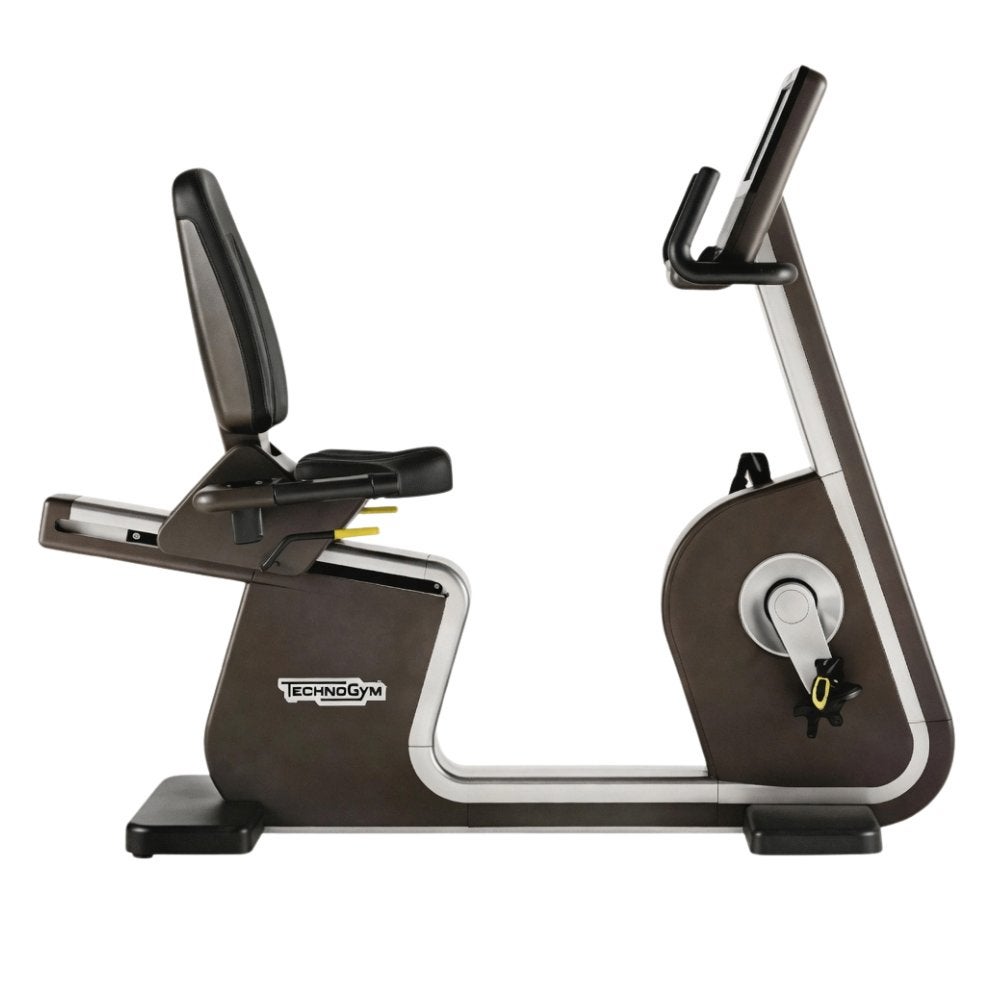 Technogym – Recline Artis Unity – Recumbent Bike Carbon Grey, Ophalen of Verzenden, Zo goed als nieuw, Benen, Overige typen