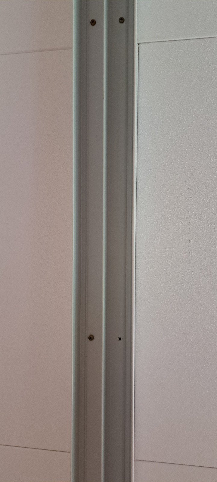 Witte schuifdeur voor kast of scheidingswand, Ophalen, Gebruikt, 200 cm of meer, 200 cm of meer