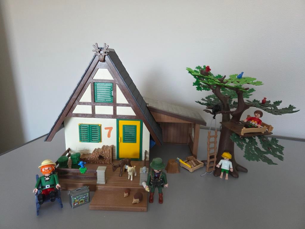 Playmobil boswachterhuis, Ophalen