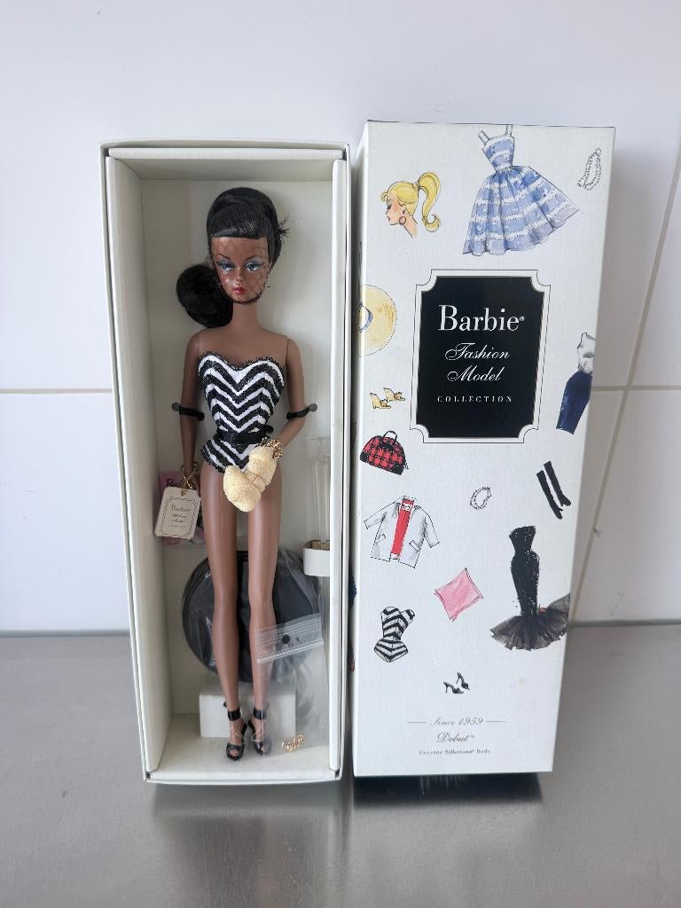 Barbie Silkstone Debut AA BFMC, Verzamelen, Poppen, Nieuw, Fashion Doll, Ophalen of Verzenden