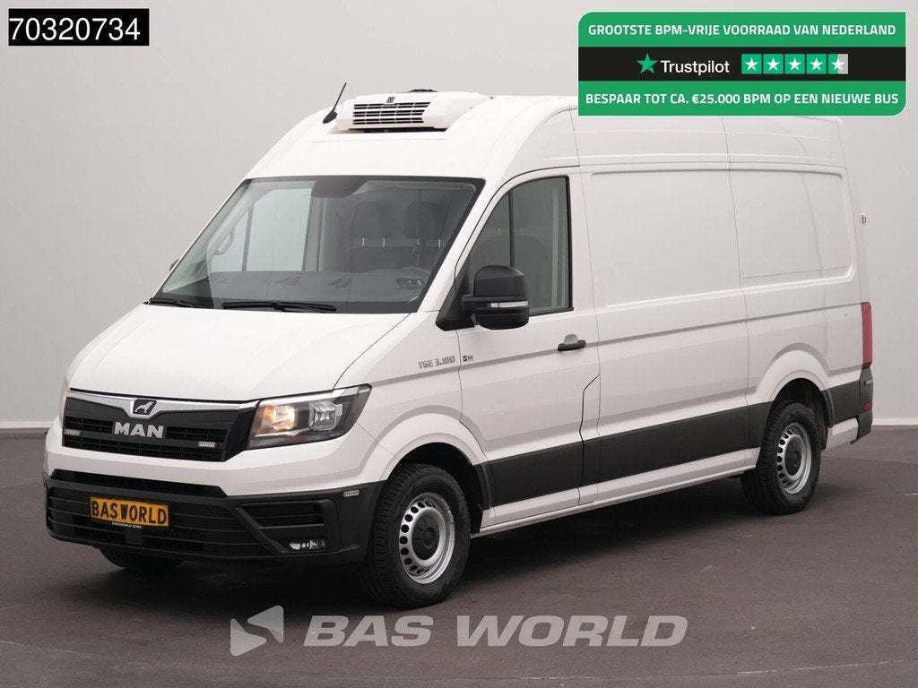 MAN TGE 3.180 Automaat Koelwagen Thermo King V-300 MAX L3H3, Auto's, Automaat, Stof, Gebruikt, Euro 6