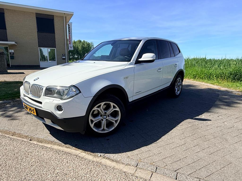 BMW X3 3.0 D Xdrive 35D AUT 2009 Wit, Auto's, 2993 cc, 2000 kg, Wit, Bruin