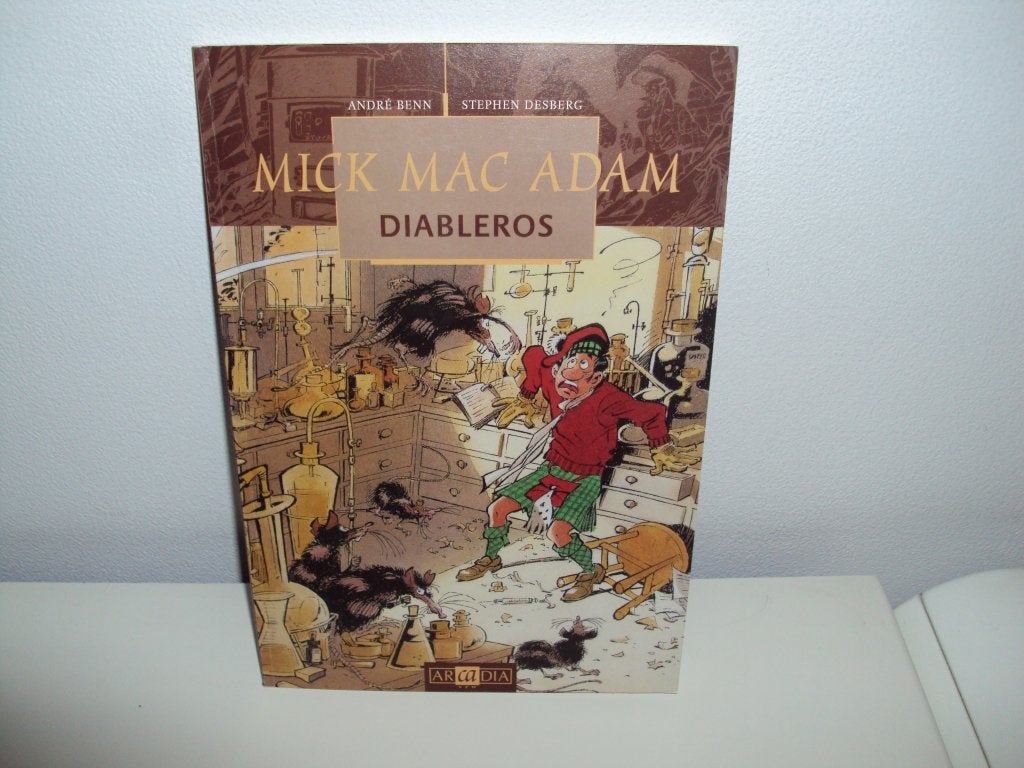 MICK MAC ADAM - Gesigneerd en Genummerd met inleg, Boeken, Stripboeken, Eén stripboek, Ophalen of Verzenden, Nieuw, Benn & Desberg