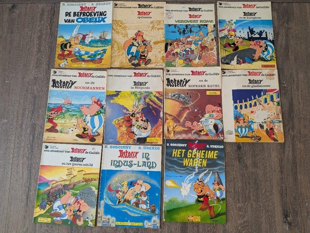 Asterix stripboeken collectie - 11 stuks, Meerdere stripboeken, Ophalen of Verzenden, Gelezen, René Goscinny en Albert Uderzo