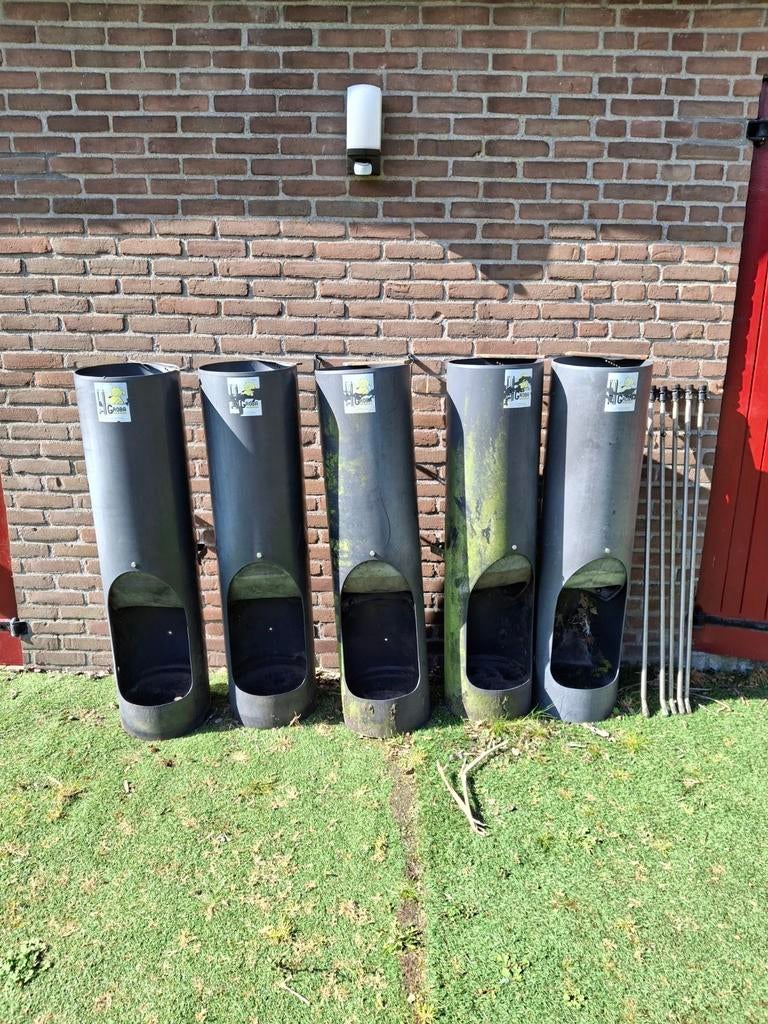 Groba voerbakken 5x, Meerdere dieren, Varken