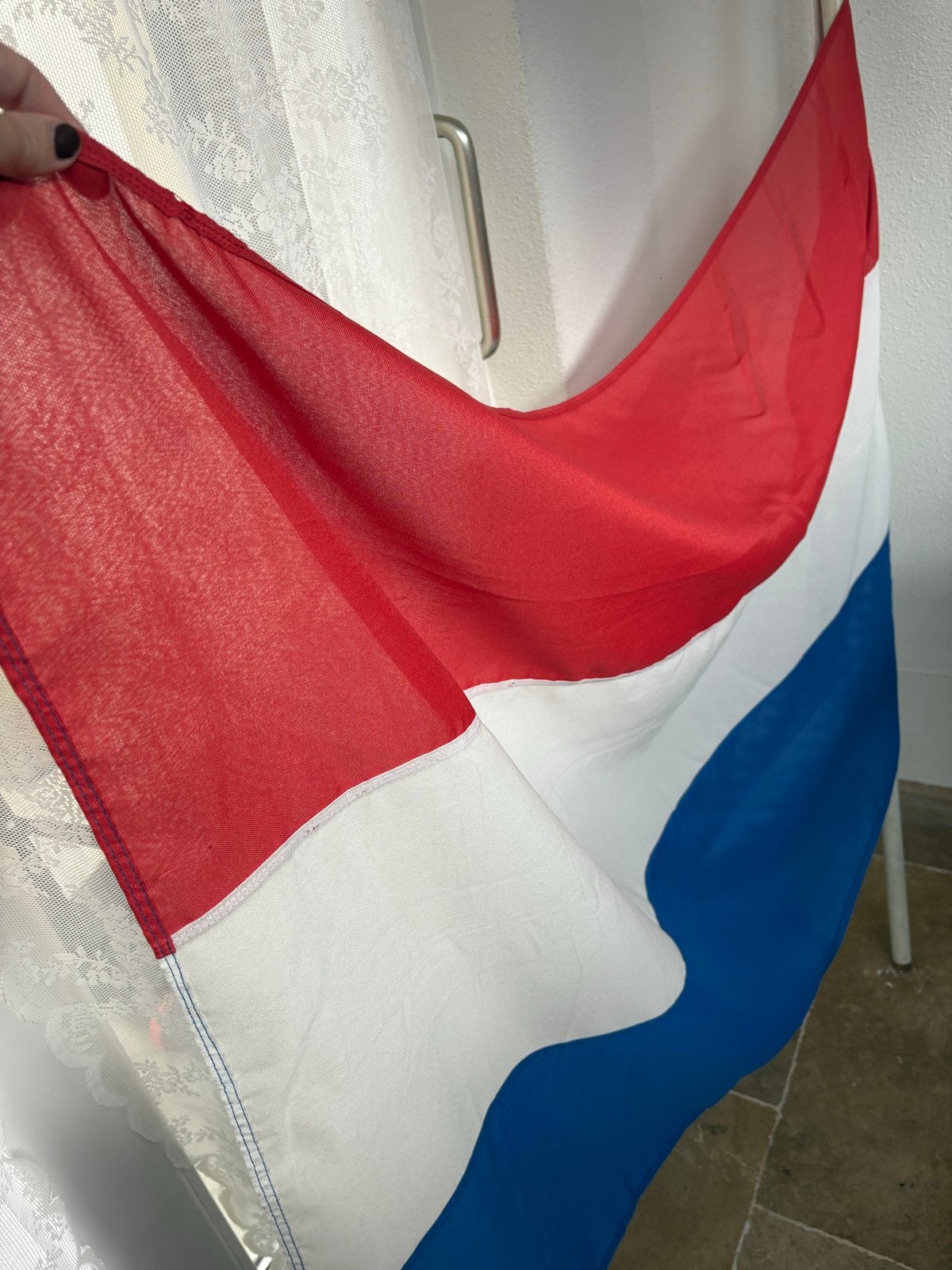 Vlag met vlaggestok, Diversen, Vlaggen en Wimpels, Ophalen, Gebruikt