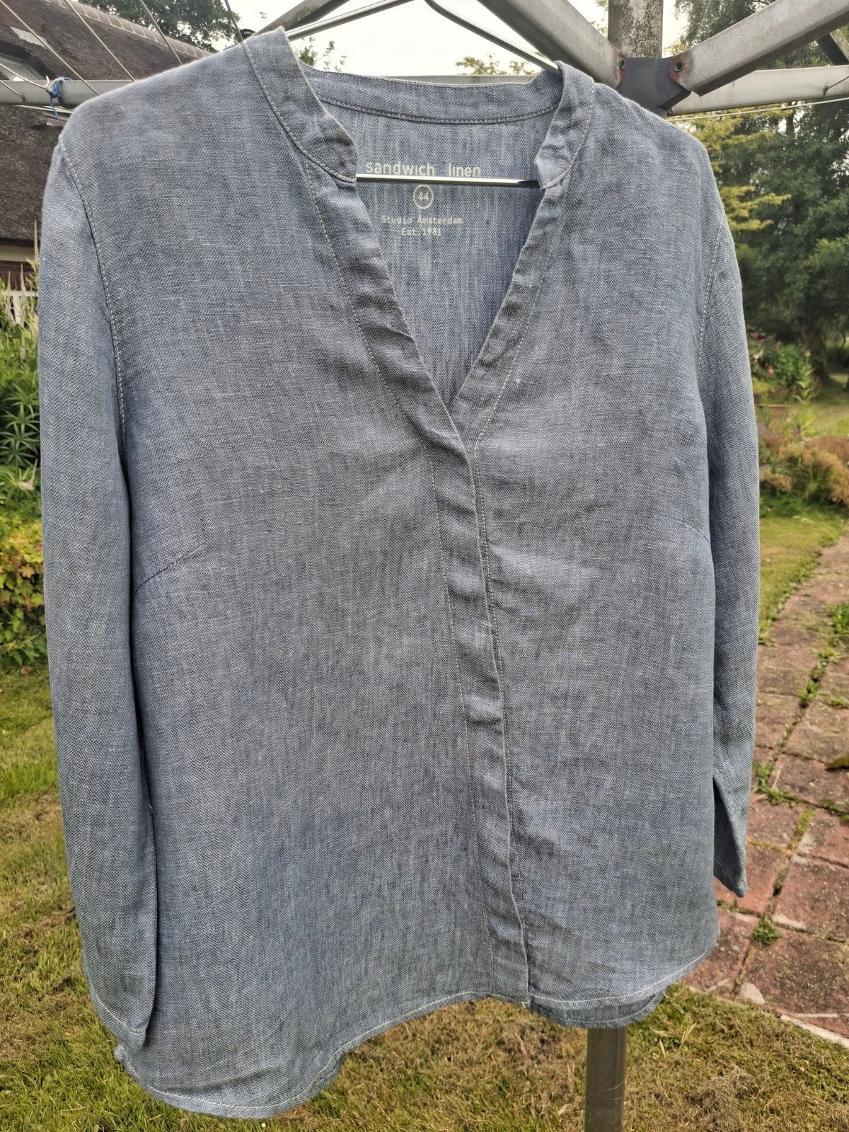 Linnen blouse maat 44 Sandwich., Maat 42/44 (L), Zo goed als nieuw, Sandwich, Verzenden