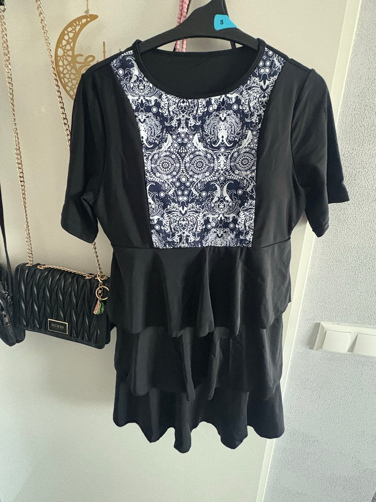 Halve burkini / lange zwempak / modest zwempak dames, Kleding | Dames, Badmode en Zwemkleding, Ophalen of Verzenden, Nieuw, Zwart