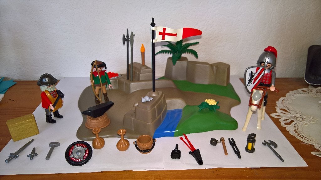 Playmobil 3125 super set, Kinderen en Baby's, Speelgoed | Playmobil, Ophalen of Verzenden, Zo goed als nieuw, Losse onderdelen
