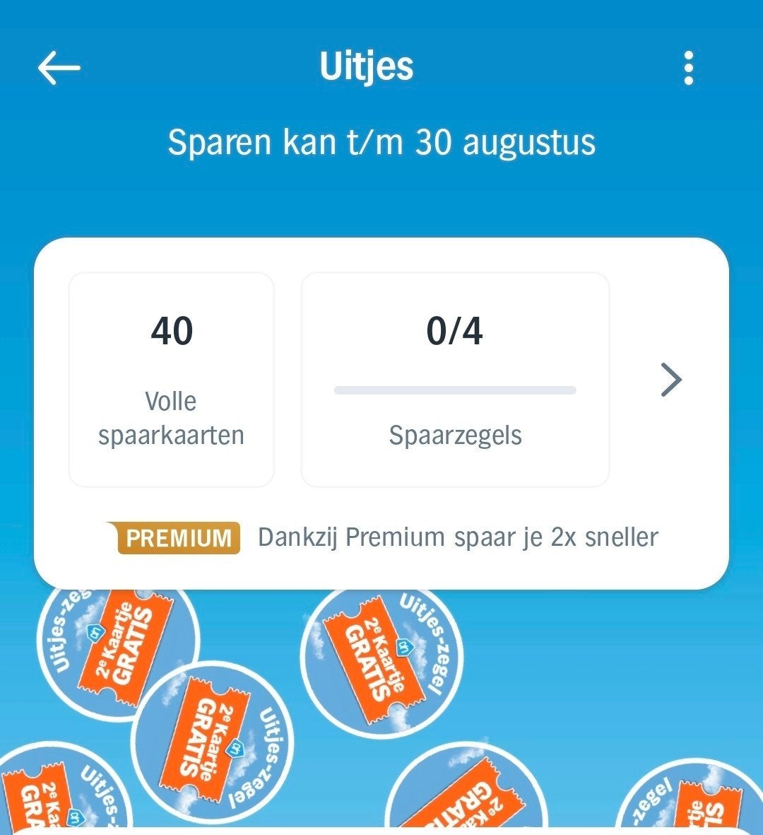 40 spaarkaarten AH uitjes, Albert Heijn, Ophalen