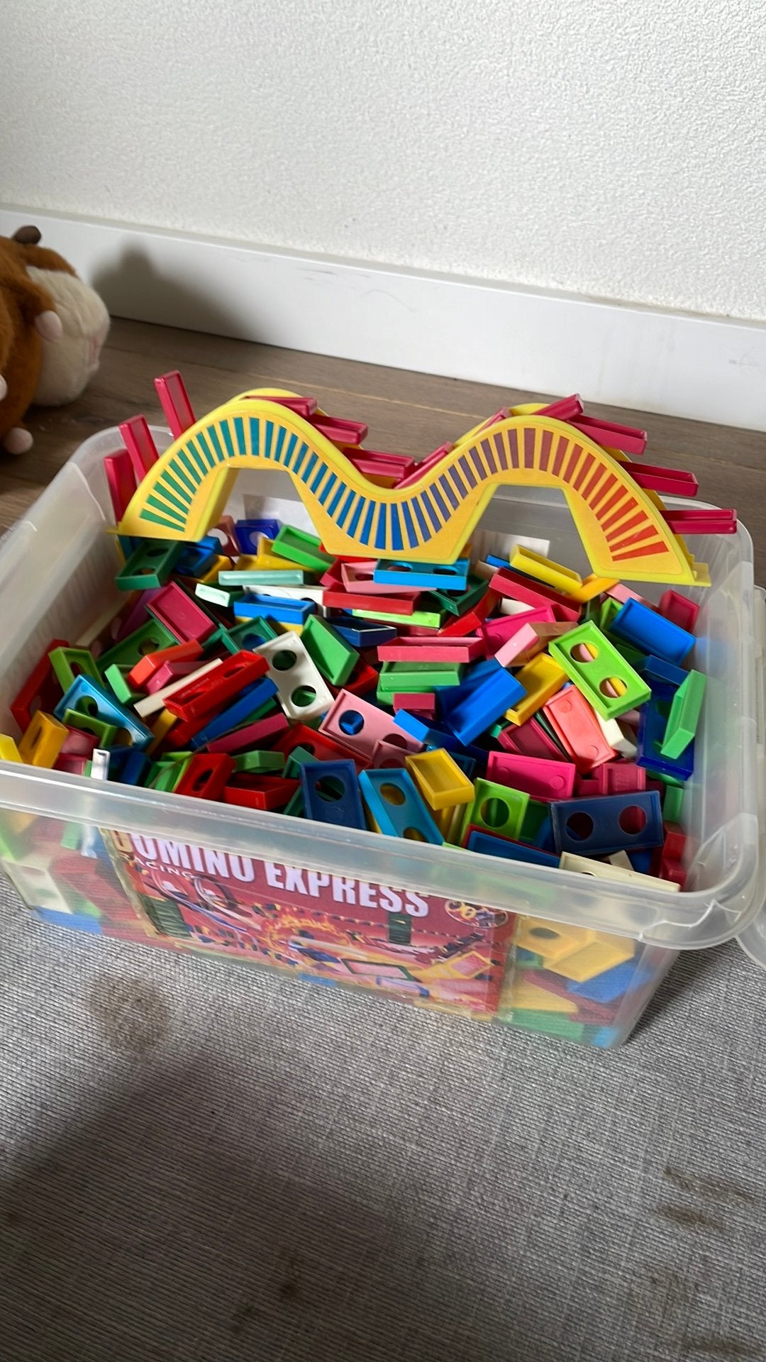 Domino stenen met bruggetje, Ophalen, Zo goed als nieuw