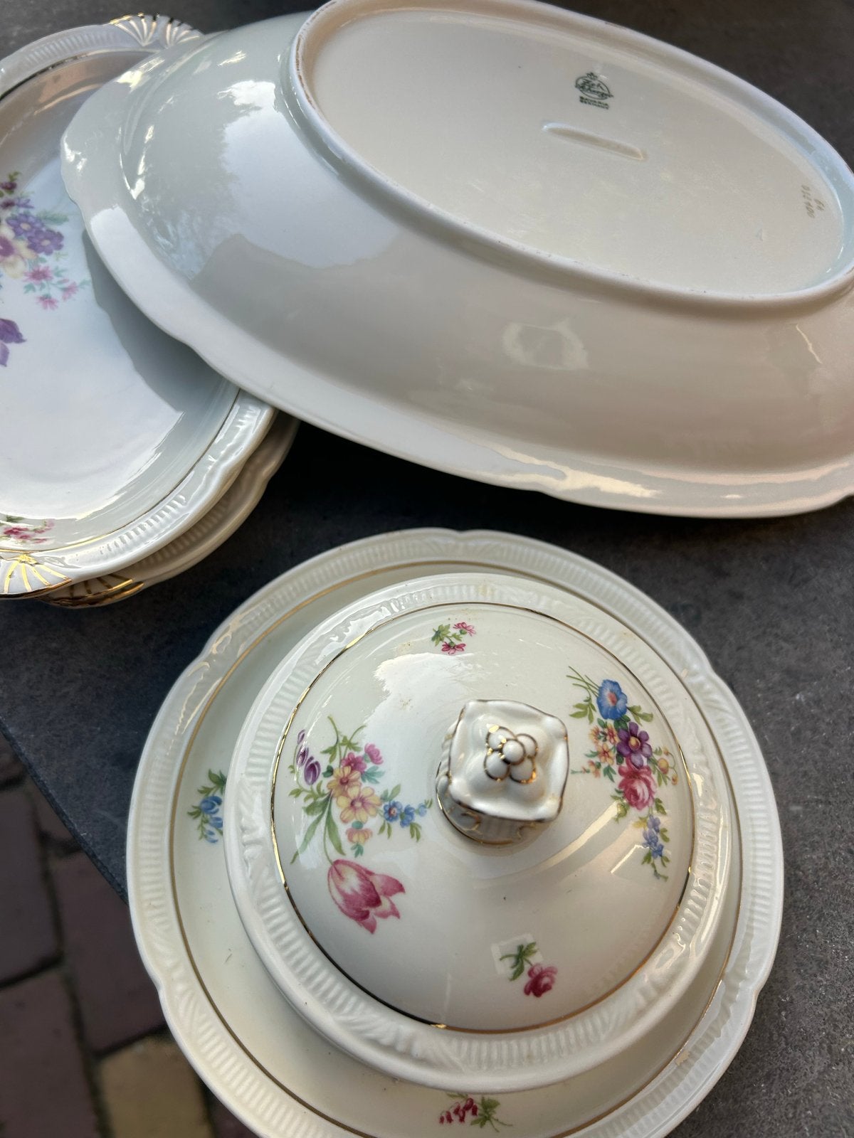 Vintage Bavaria Schumann Arzberg porseleinen servies, Ophalen