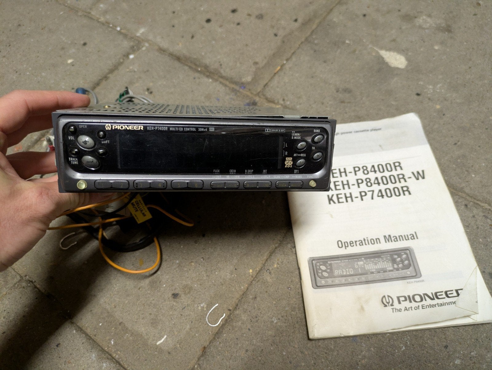 Pioneer KEH P-7400R Autoradio Vintage Pioneer, Auto diversen, Ophalen of Verzenden