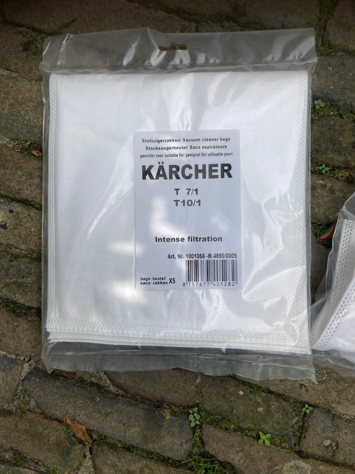 Kärcher stofzuigerzakken T 7/1 T10/1 - 5 stuks, Stofzak, Inclusief accessoires, Kärcher, Nieuw