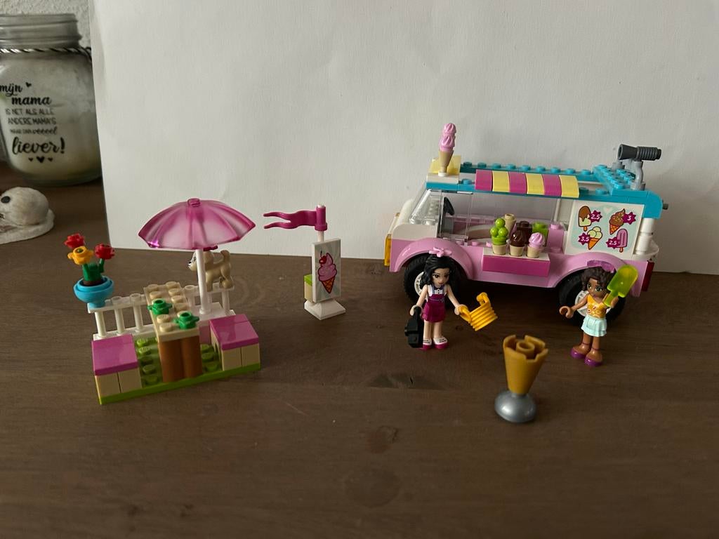 Lego Friends Juniors IJscowagen 10727, Lego, Friends, Ophalen of Verzenden, Zo goed als nieuw