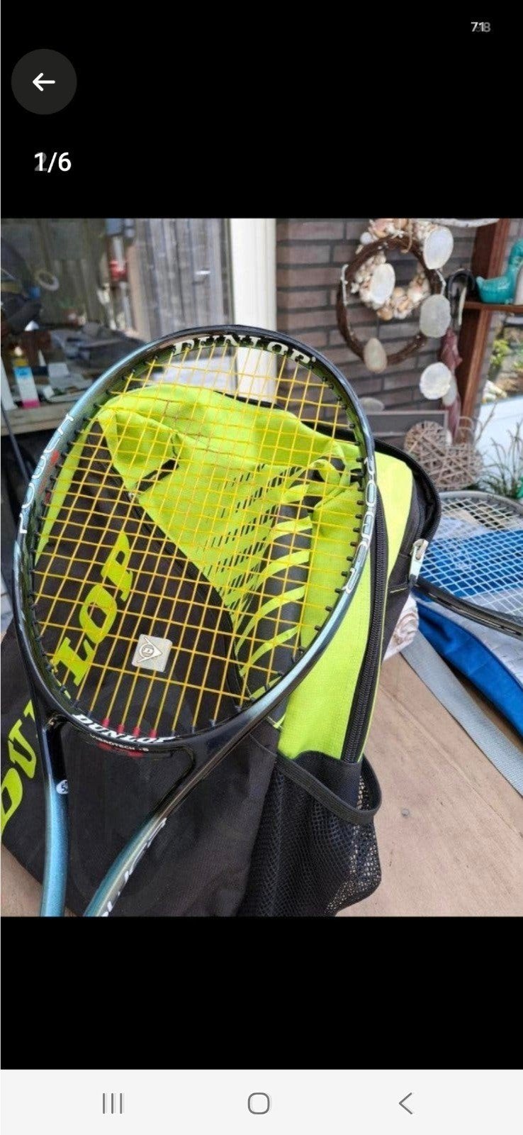 2 Complete Tennis Sets: Dunlop Racket, Tas, en Ballen, Ophalen, Gebruikt, Racket, L3