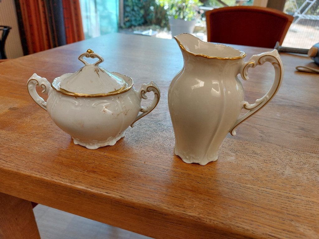 ontbijtservies Alt Tischenreuth 1838, Antiek en Kunst, Ophalen