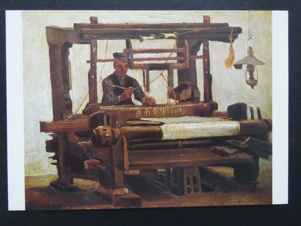 Vincent van Gogh (1853-1890) - Wever aan het Weefgetouw, Ophalen of Verzenden, Voor 1920, Ongelopen, Sterren en Beroemdheden