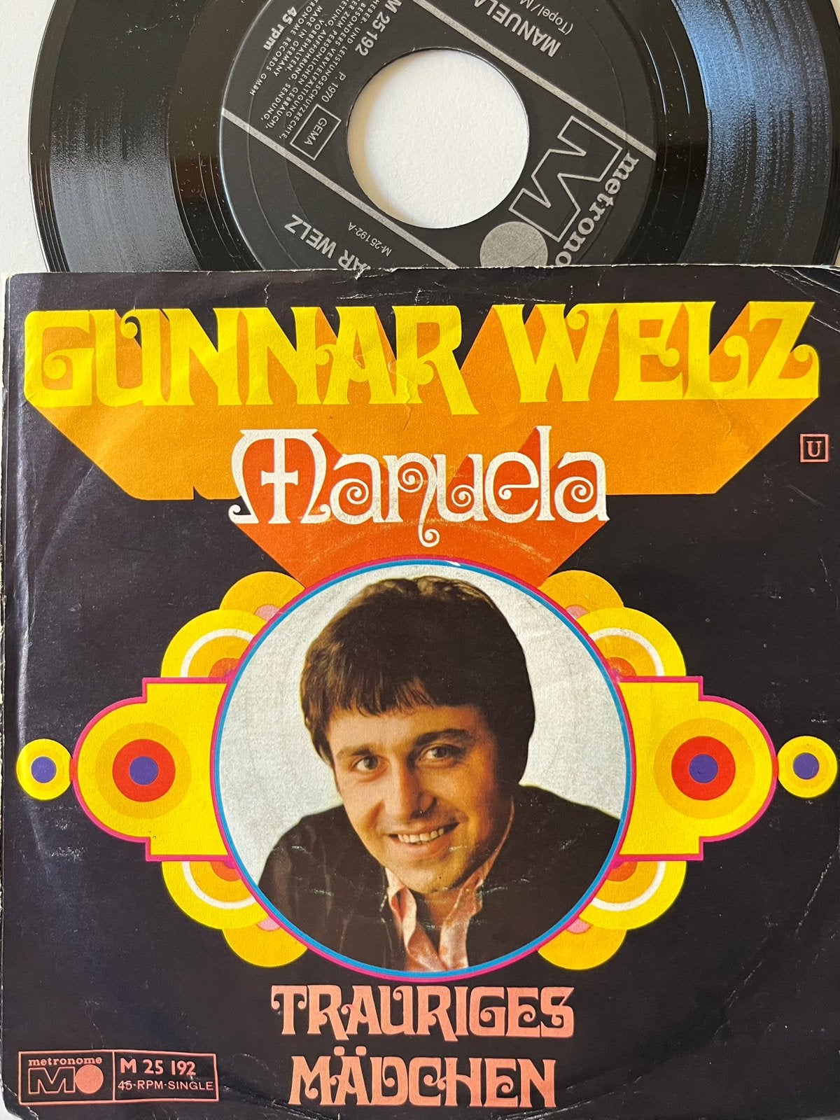 Gunnar Welz “ Manuela “, Ophalen of Verzenden, Gebruikt, Pop