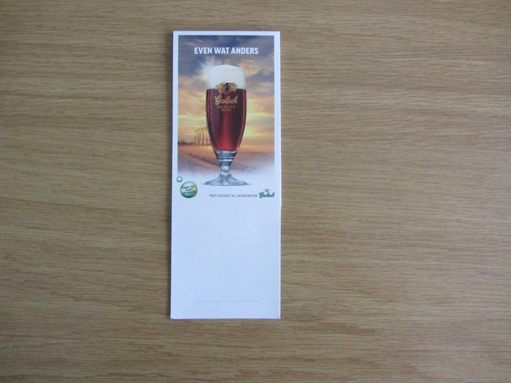 grolsch tafelstandaard - herfstbok 4, Ophalen of Verzenden, Nieuw, Overige typen, Grolsch