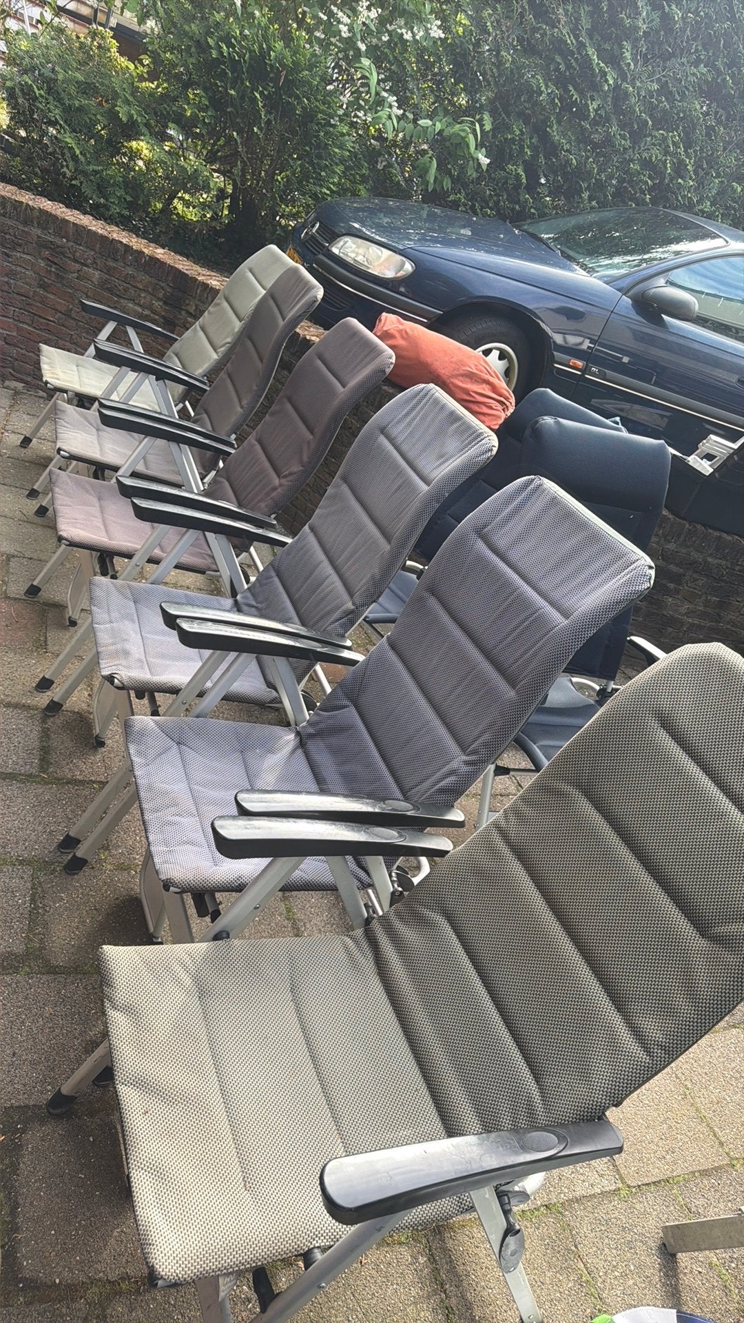 6 human nature anwb camping stoelen, Caravans en Kamperen, Ophalen of Verzenden, Gebruikt, Campingstoel