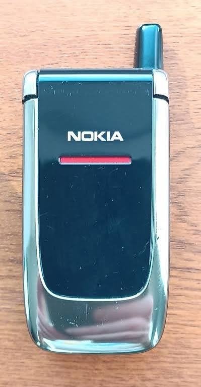 Nokia 6060 RH-73 Klaptelefoon - Zwart/Zilver, Telecommunicatie, Mobiele telefoons | Nokia, Gebruikt, Geen camera, Zwart, Fysiek toetsenbord