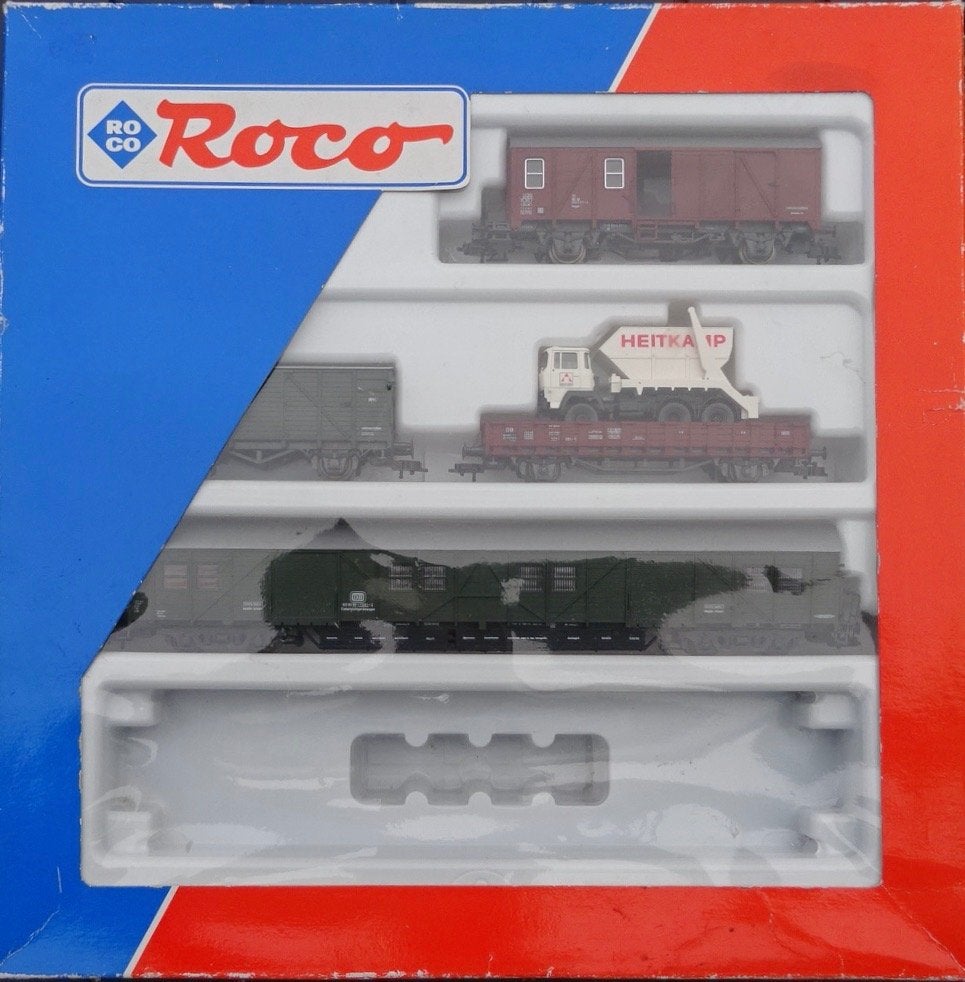 Roco 44023 DB Bauzugwagen-Set "Heitkamp, Gelijkstroom, Ophalen of Verzenden, Roco, Nieuw