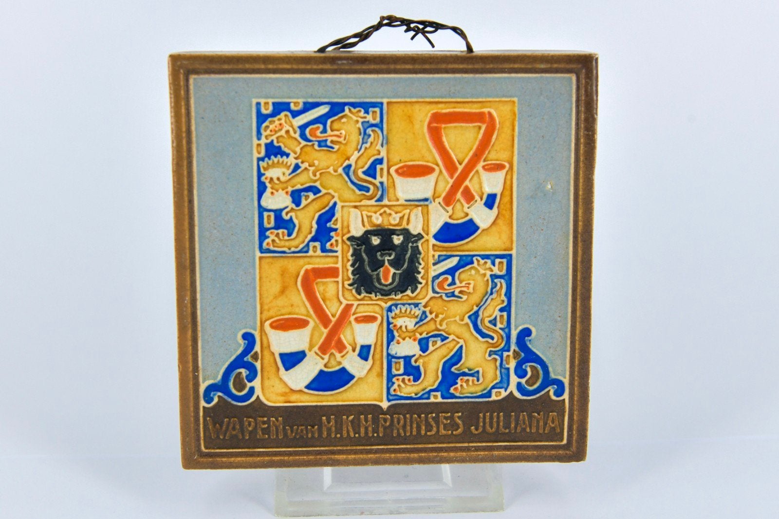 CLOISONNE TEGEL  WESTRAVEN UTRECHT, Ophalen of Verzenden