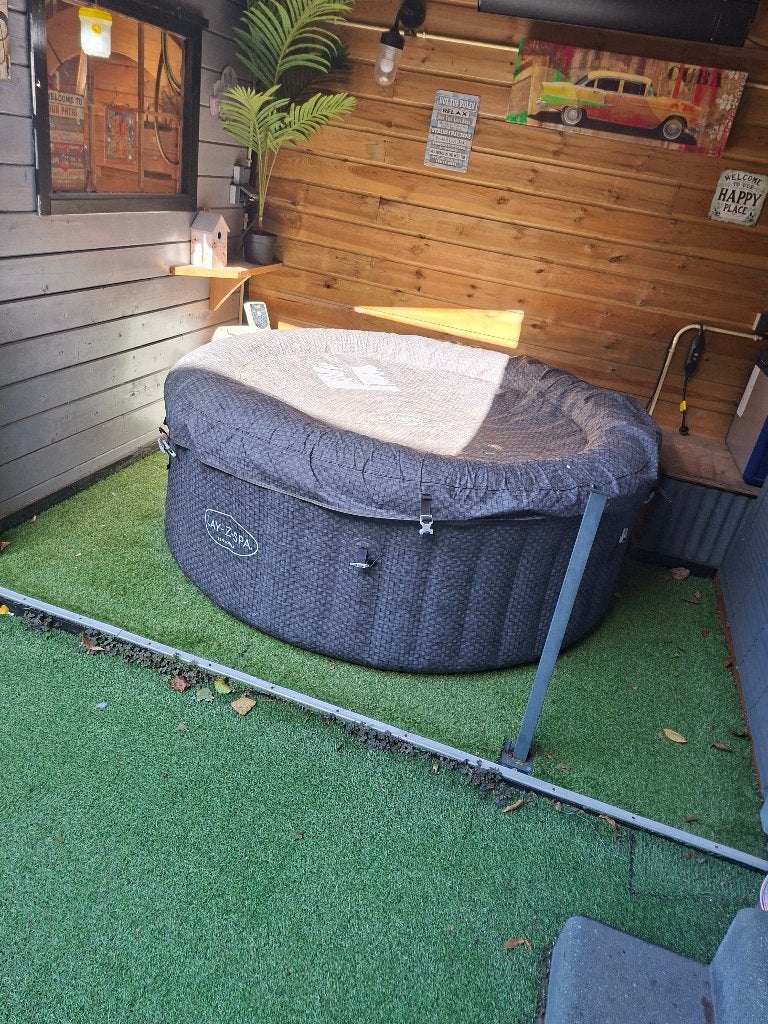 lay-z spa havana wifi, Tuin en Terras, Ophalen, Gebruikt, Afdekzeil, Opblaasbaar