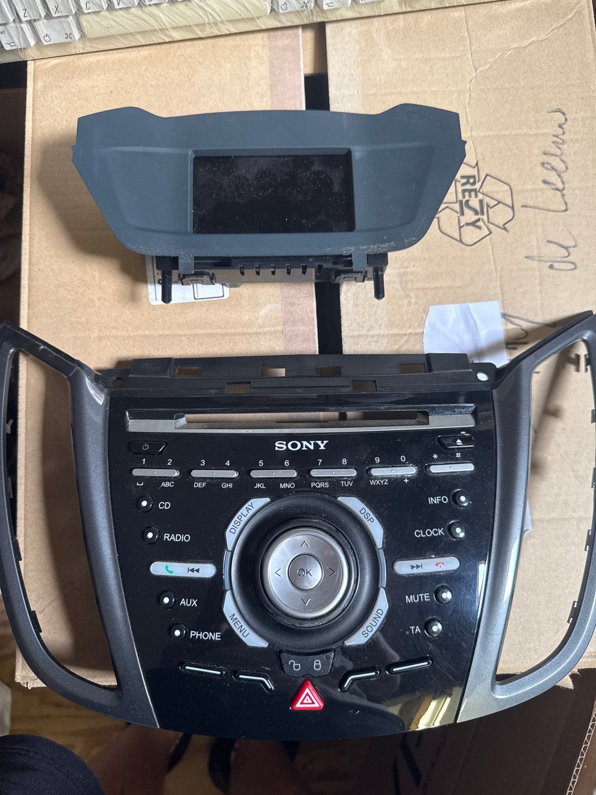 Ford Fiesta Sony Radio Navigatie Display (2008-2017), Auto-onderdelen, Ophalen of Verzenden, Gebruikt, Ford